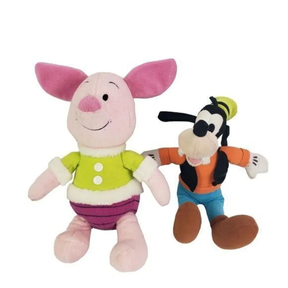 Mickey Mouse Goofy Piglet Friends Plush Toys set X 3‎